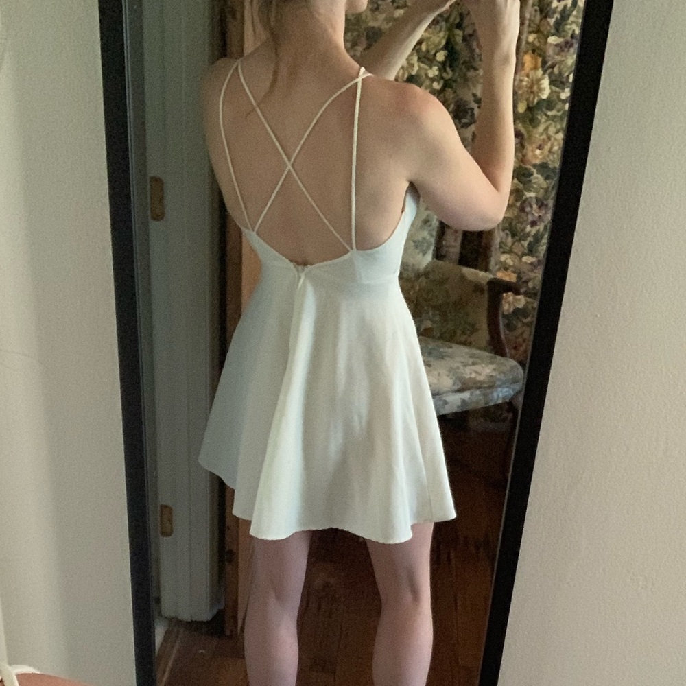 White Strappy Tobi Minidress